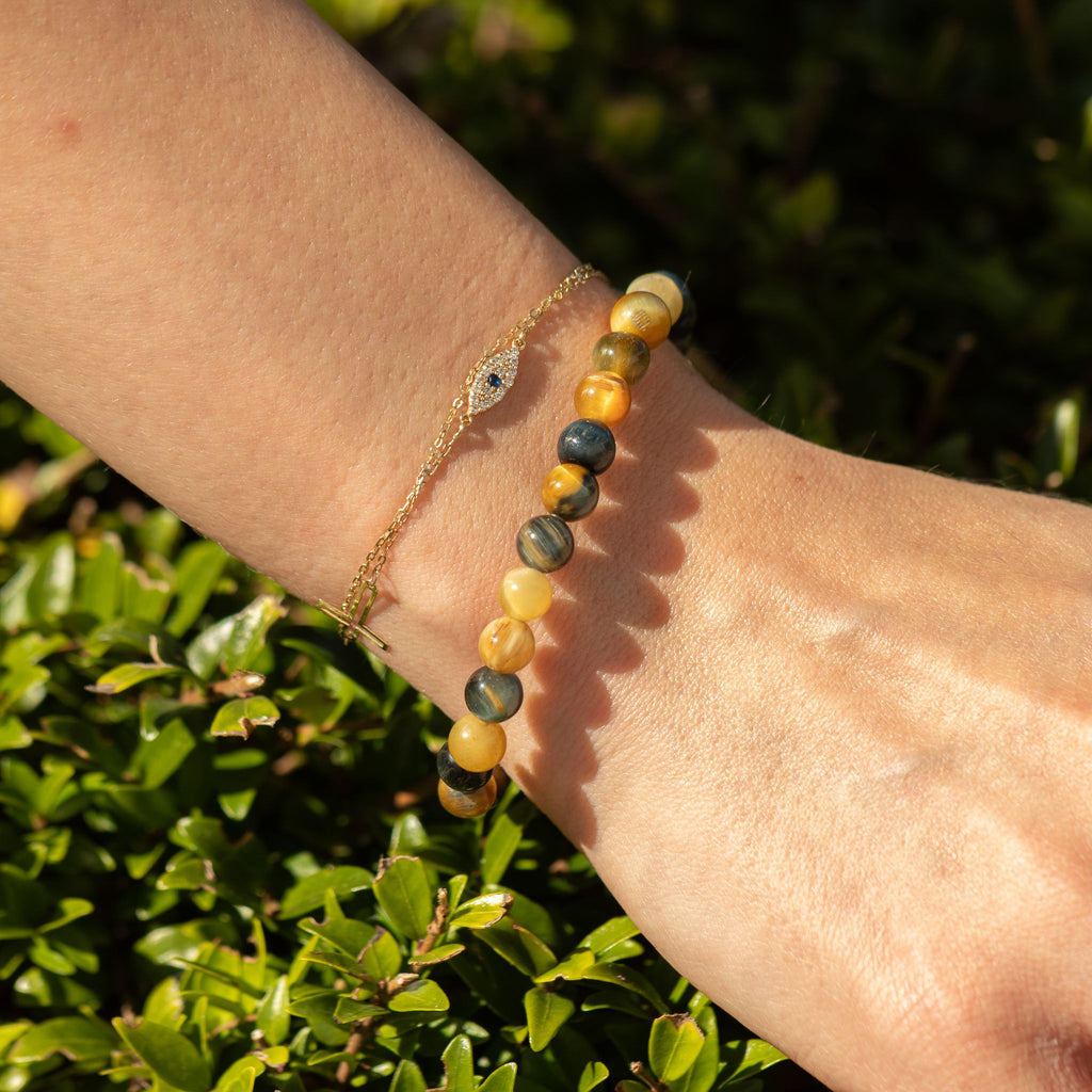Petite Gemstone Bracelet – Dream Tiger's Eye – packaging