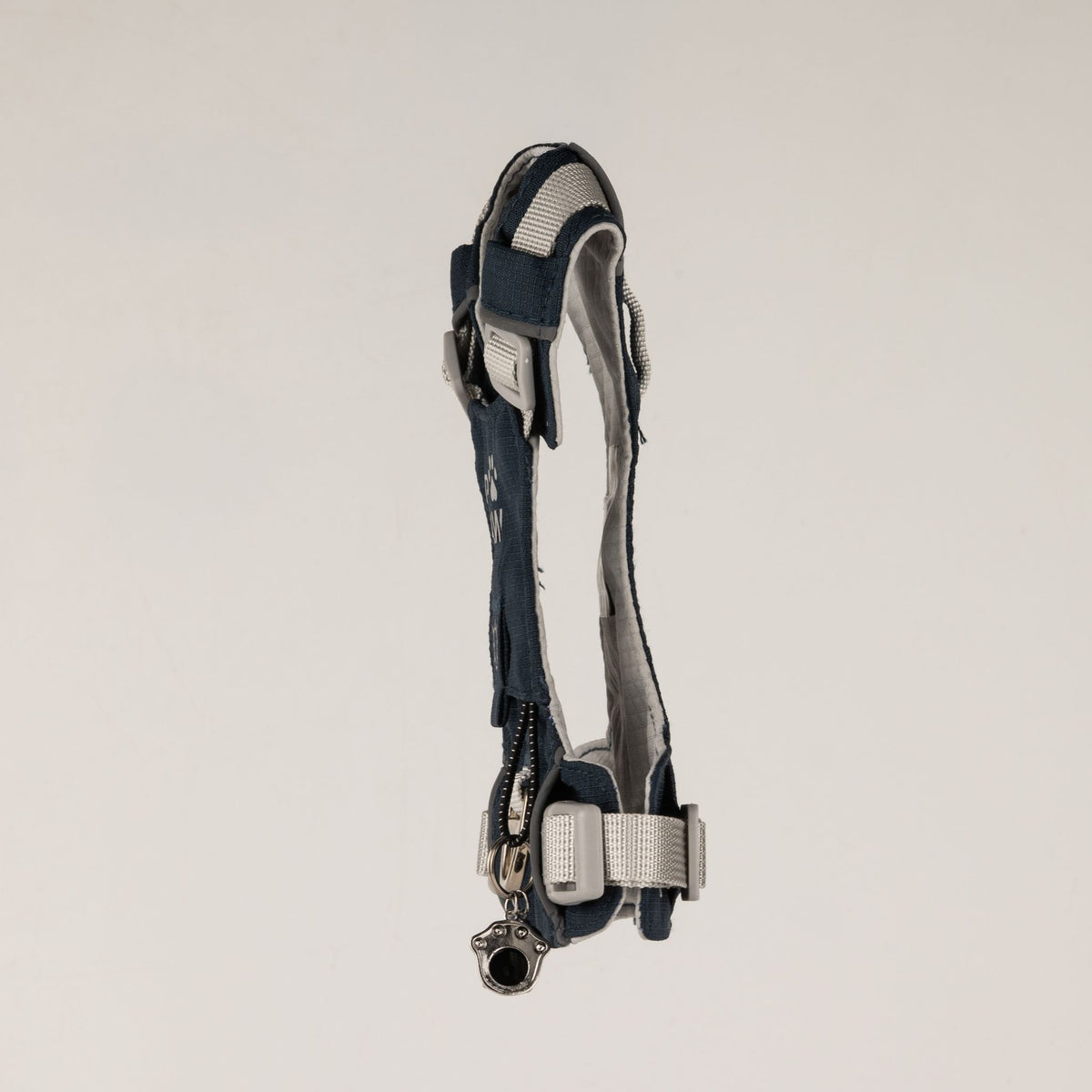 Gemstone Step-in Harness | Rock Grey · Black Obsidian · Size XS