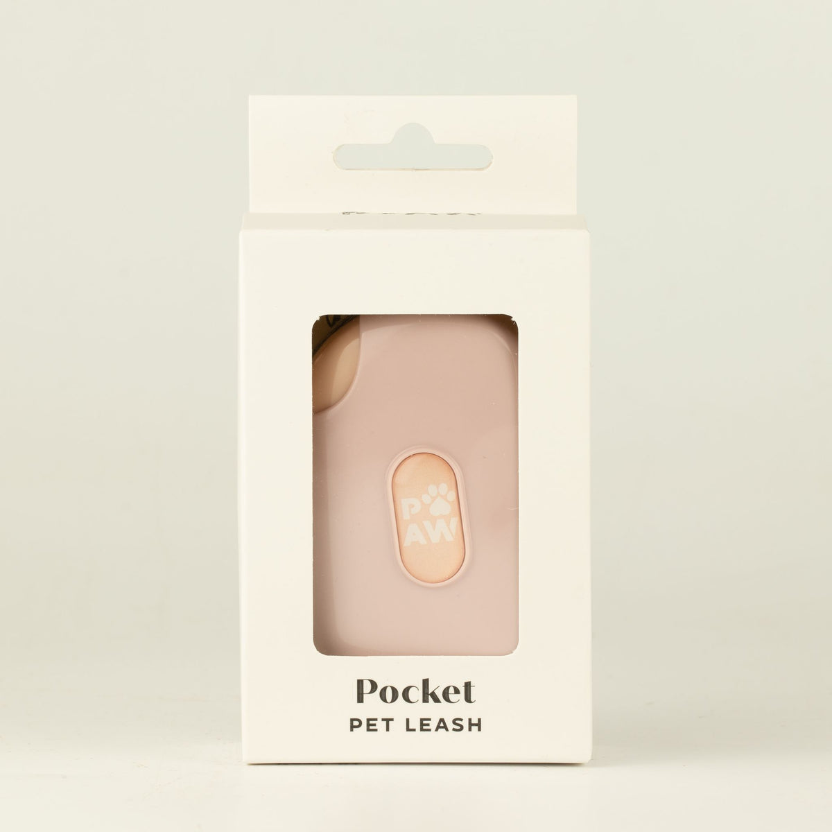 Pocket Pod Retractable Lead | Blush Pink · 1.5 m