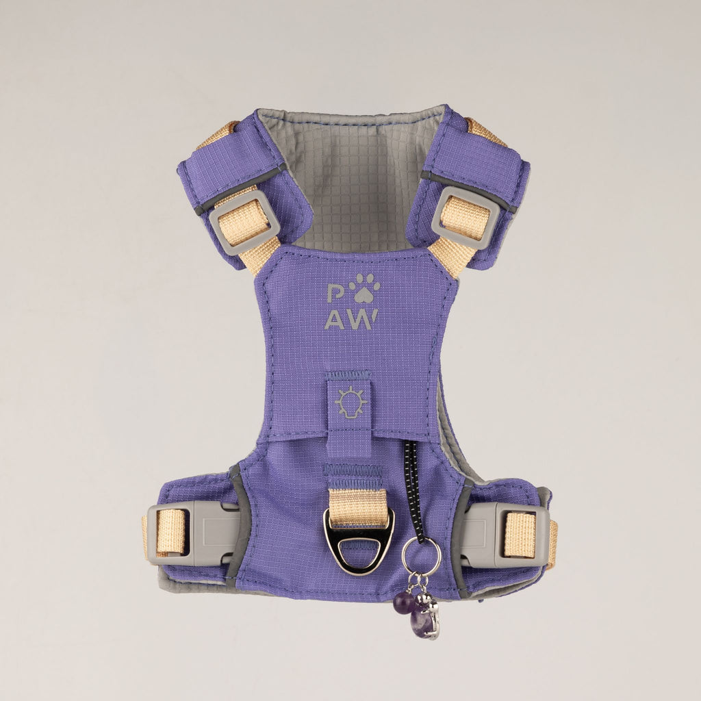 Gemstone Step-in Harness | Lavender · Amethyst · Size XS