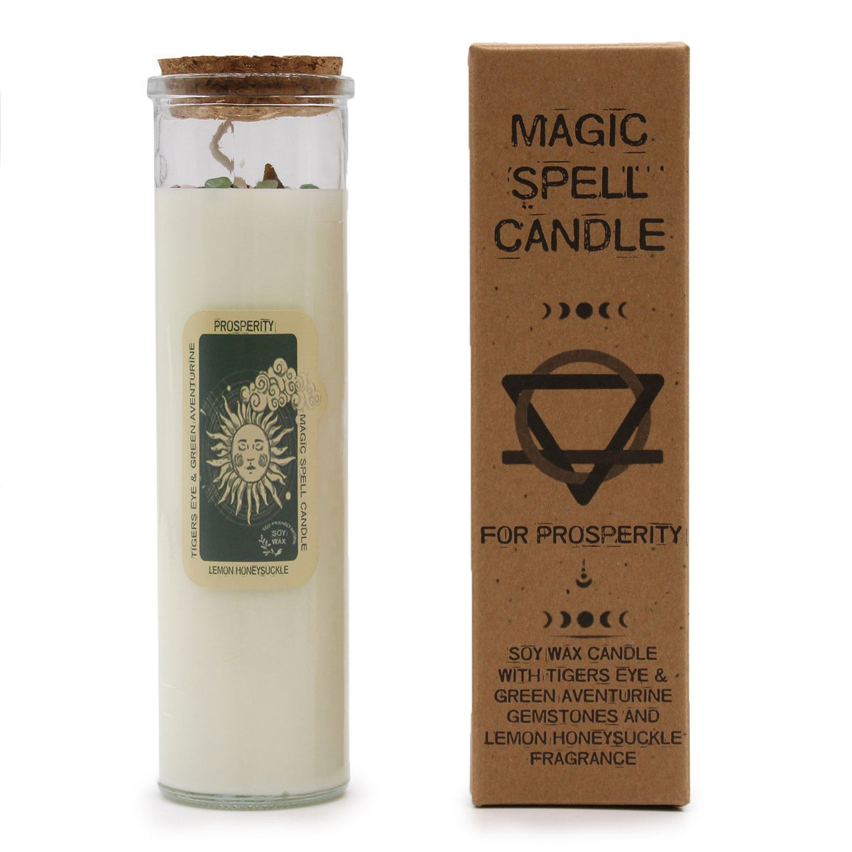 Intention Candle – Prosperity – styled view