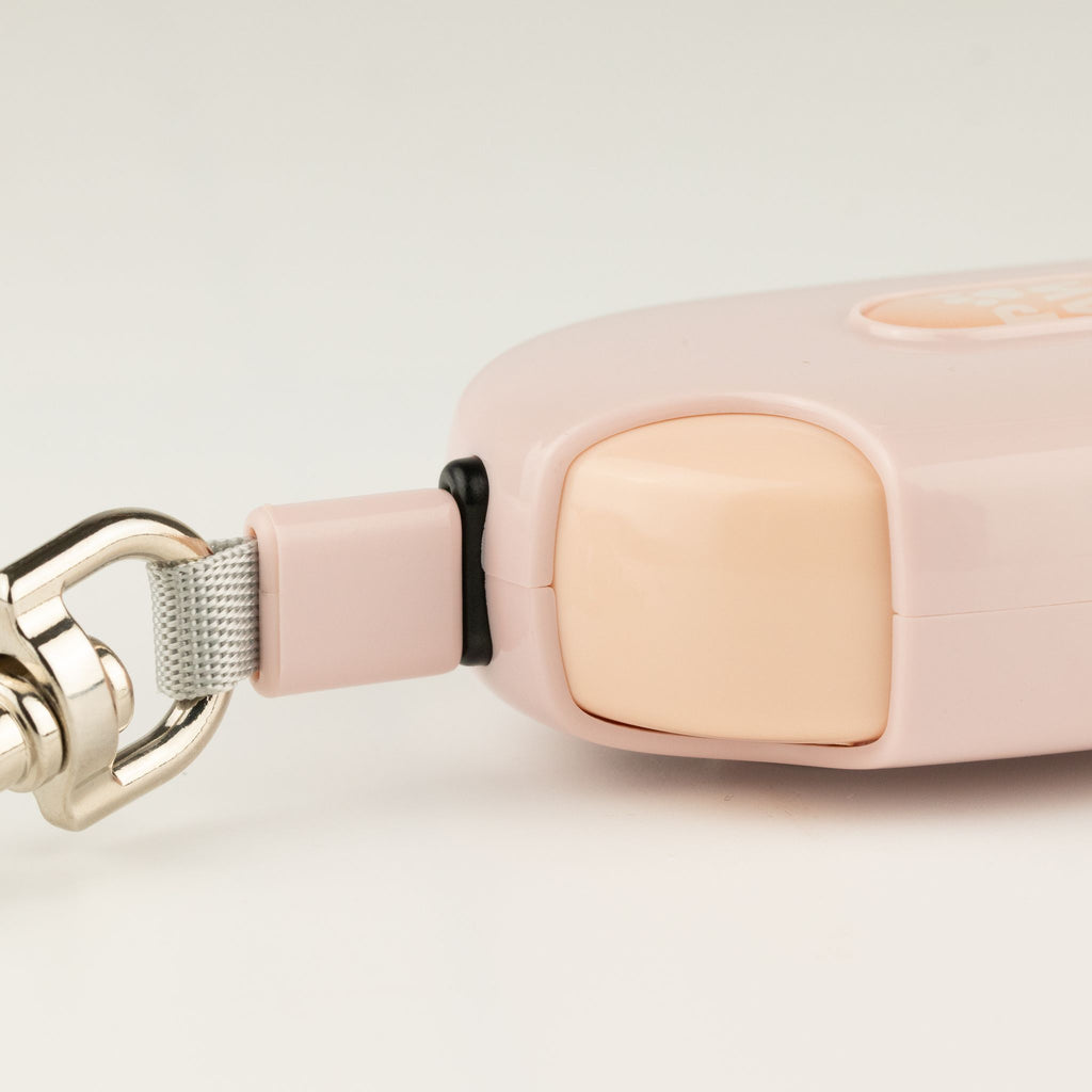 Pocket Pod Retractable Lead | Blush Pink · 1.5 m