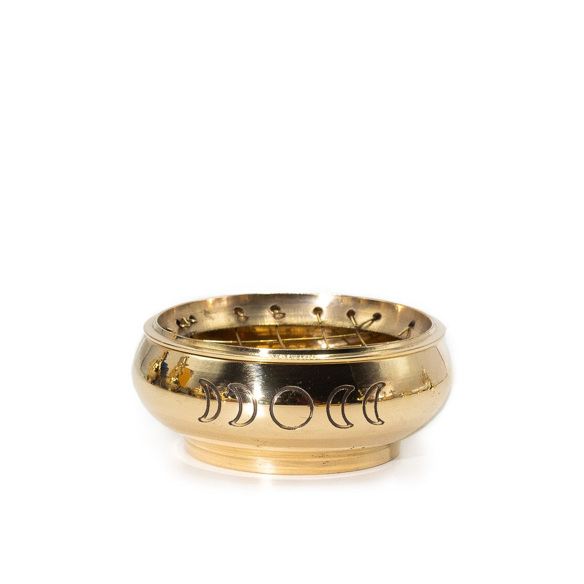 Brass Incense Jar – Moon Phases by Chapter 9 Copenhagen