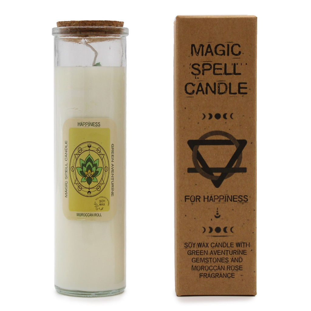 Intention Candle – Happiness – styled view