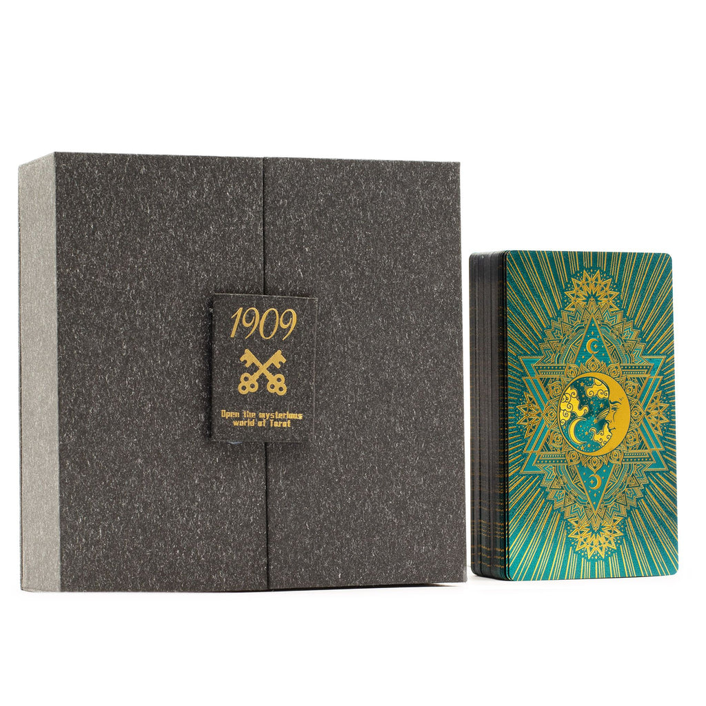 Tarot Deck – Gold & Turquoise · Gift Set by Chapter 9 Copenhagen