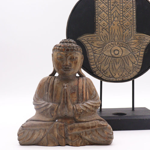 Buddha Feng Shui Set – Hamsa · Grey – detail view