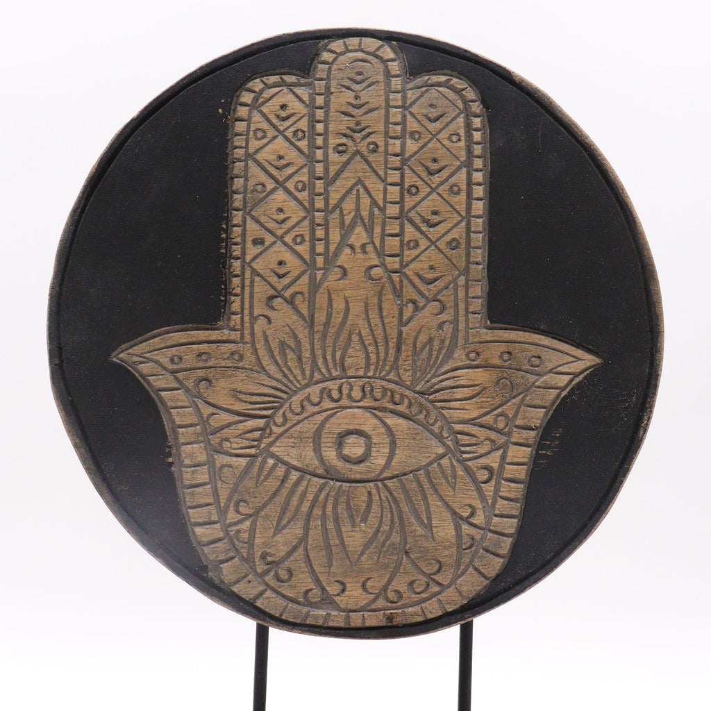 Buddha Feng Shui Set – Hamsa · Grey – size view