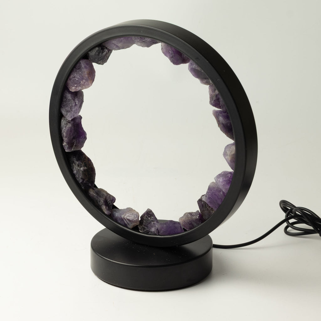 Gemstone Halo Lamp – Amethyst – packaging