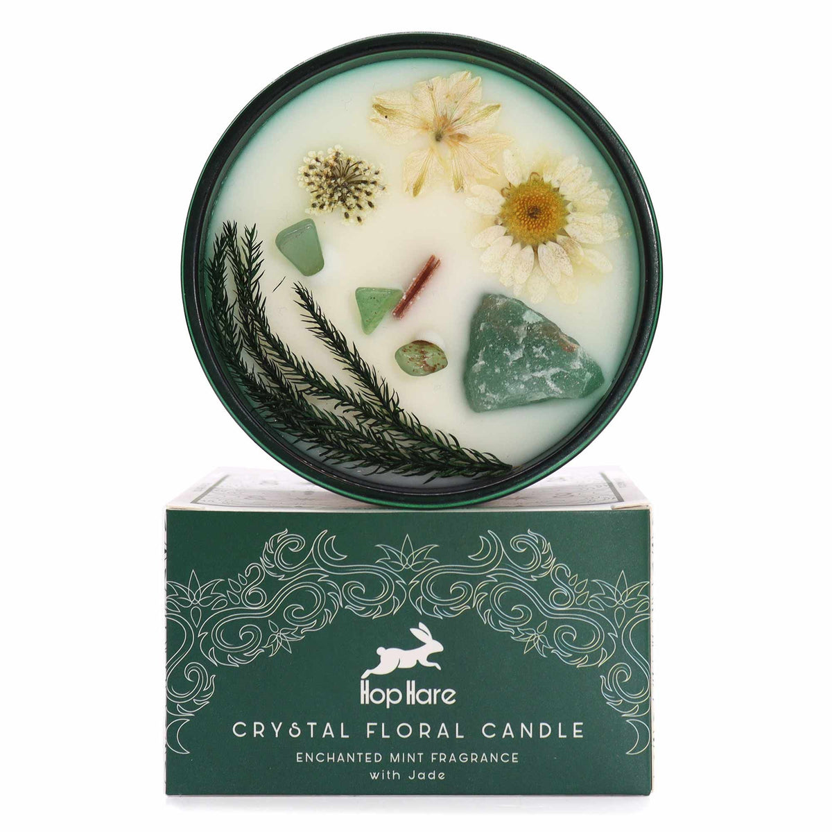 Crystal Flower Candle – The Magician · Fresh Mint by Chapter 9 Copenhagen