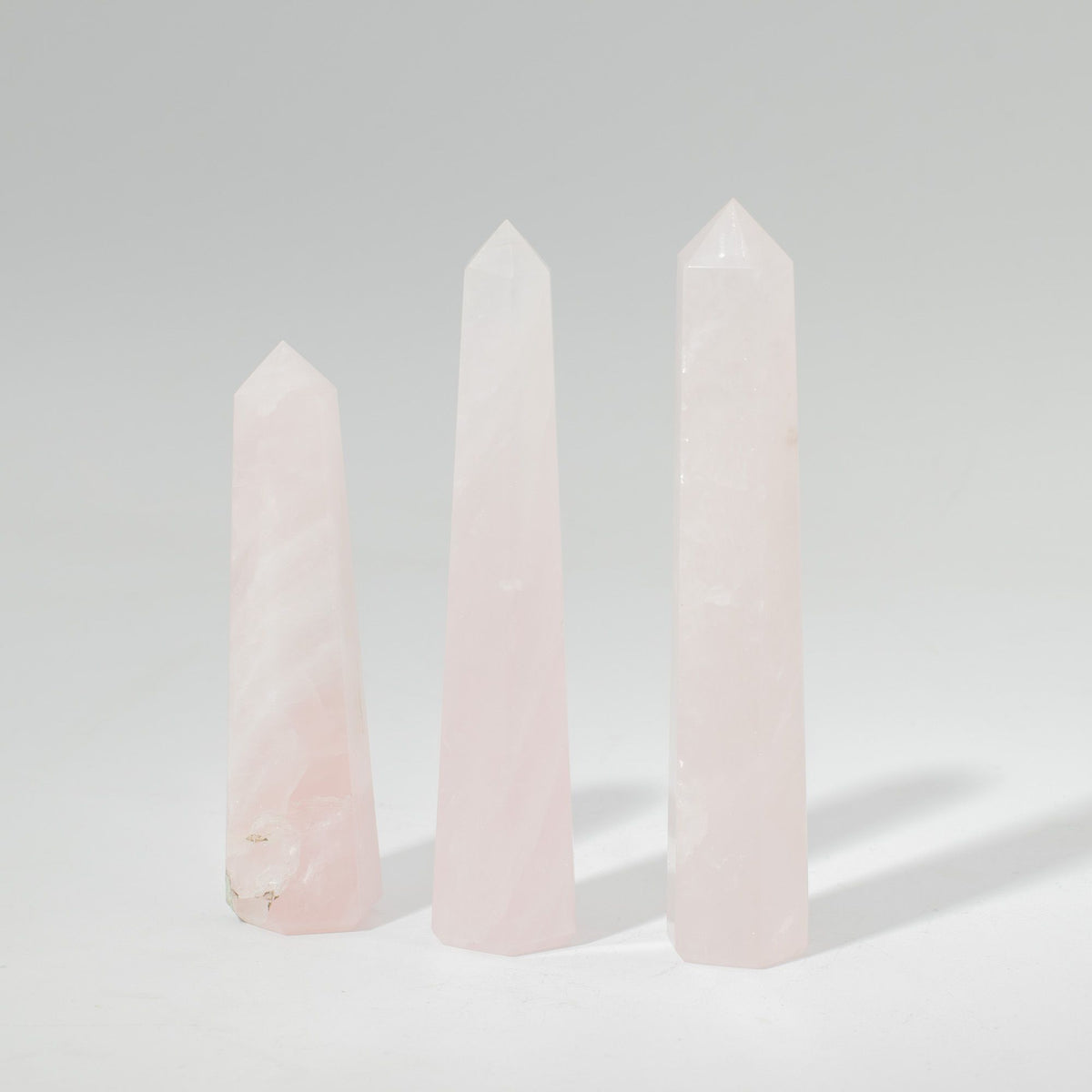 Obelisk Point – Rose Quartz · 11 cm – packaging