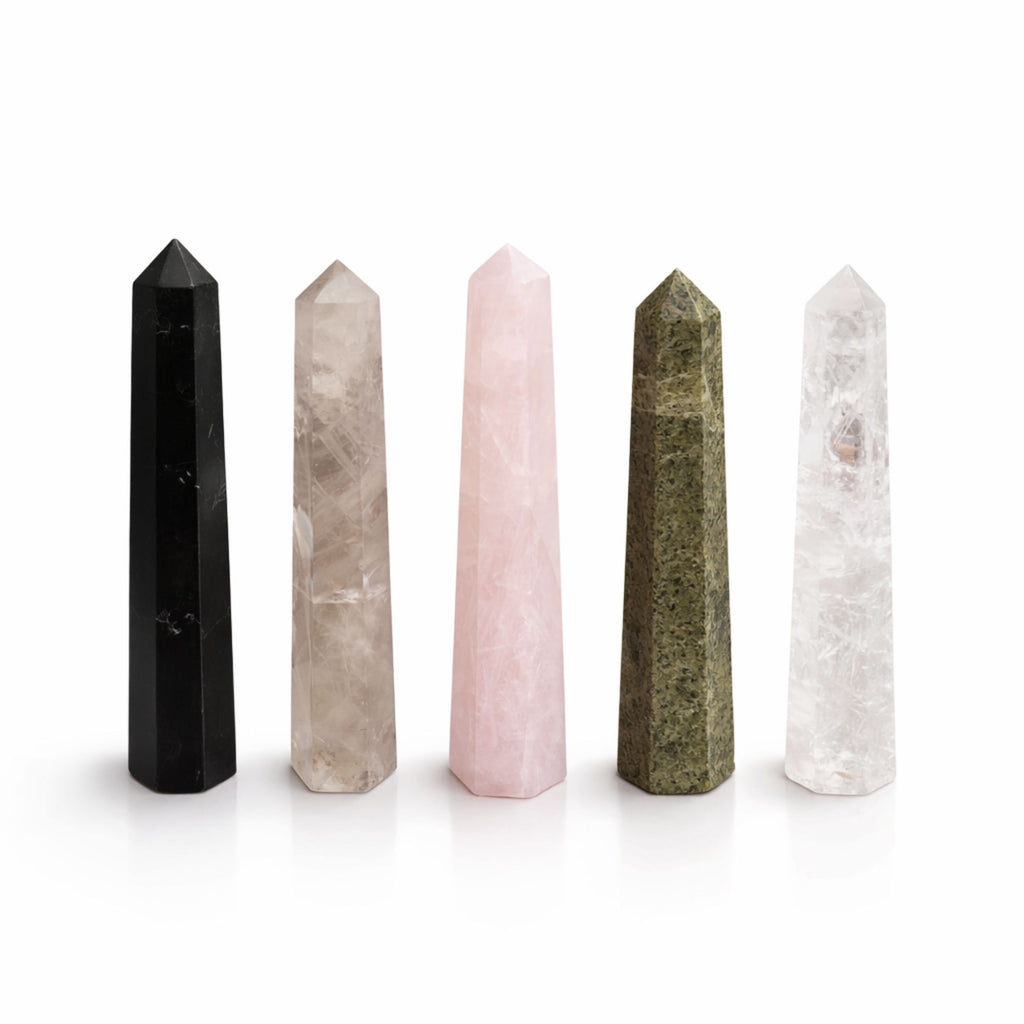 Obelisk Point – Clear Quartz · 11 cm – size view
