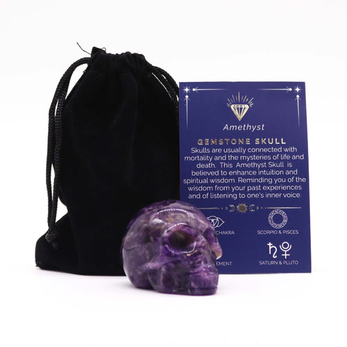 Amethyst Skull – Large · 50 mm by Chapter 9 Copenhagen