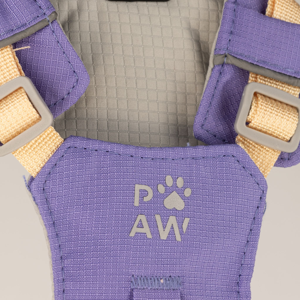 Gemstone Step-in Harness | Lavender · Amethyst · Size S