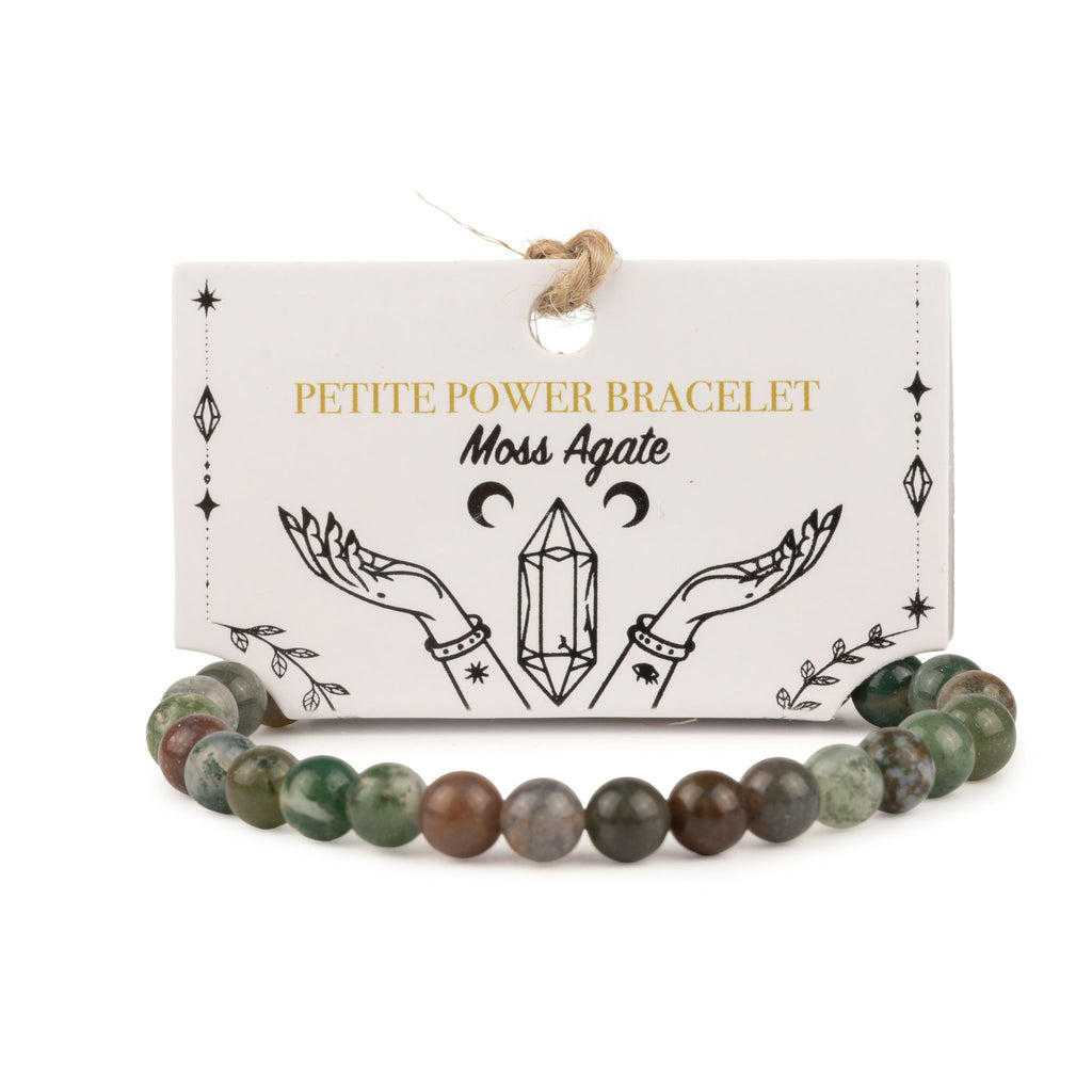 Petite Gemstone Bracelet – Moss Agate by Chapter 9 Copenhagen