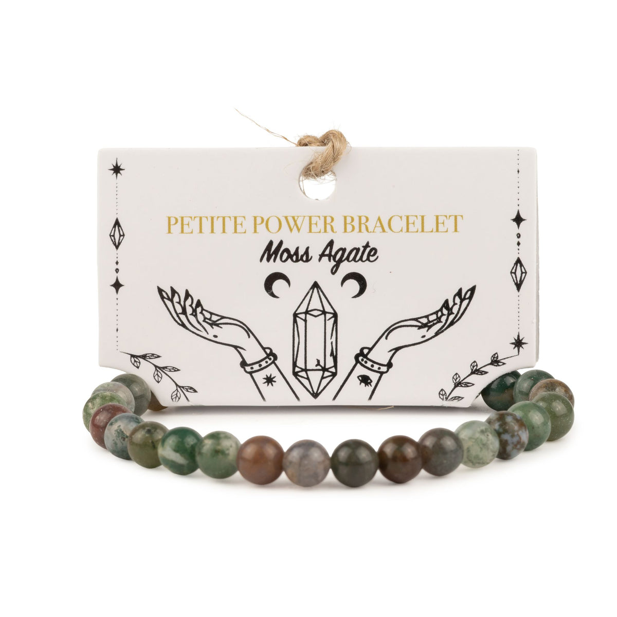 Petite Gemstone Bracelet – Moss Agate by Chapter 9 Copenhagen