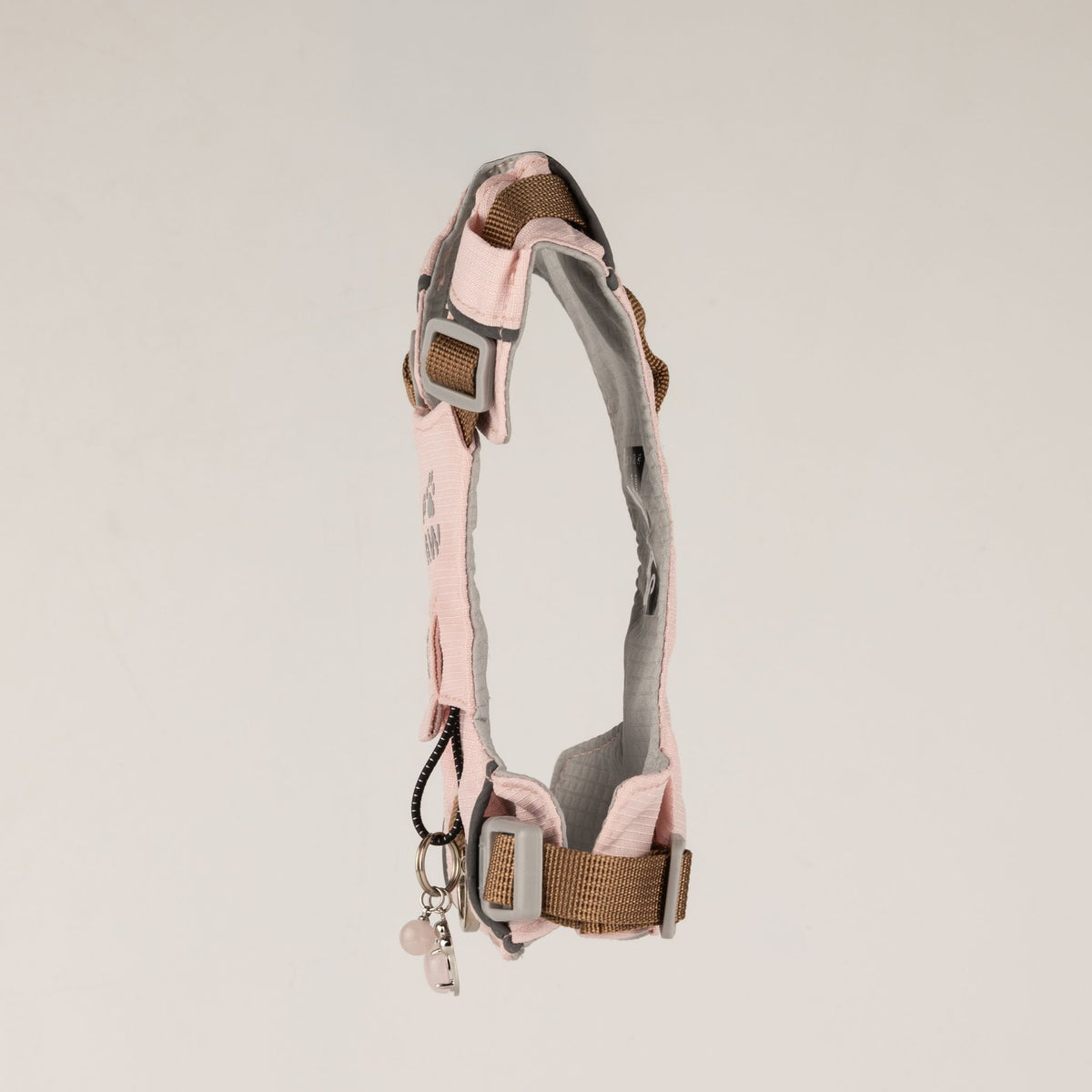 Gemstone Step-in Harness | Soft Pink · Rose Quartz · Size XS