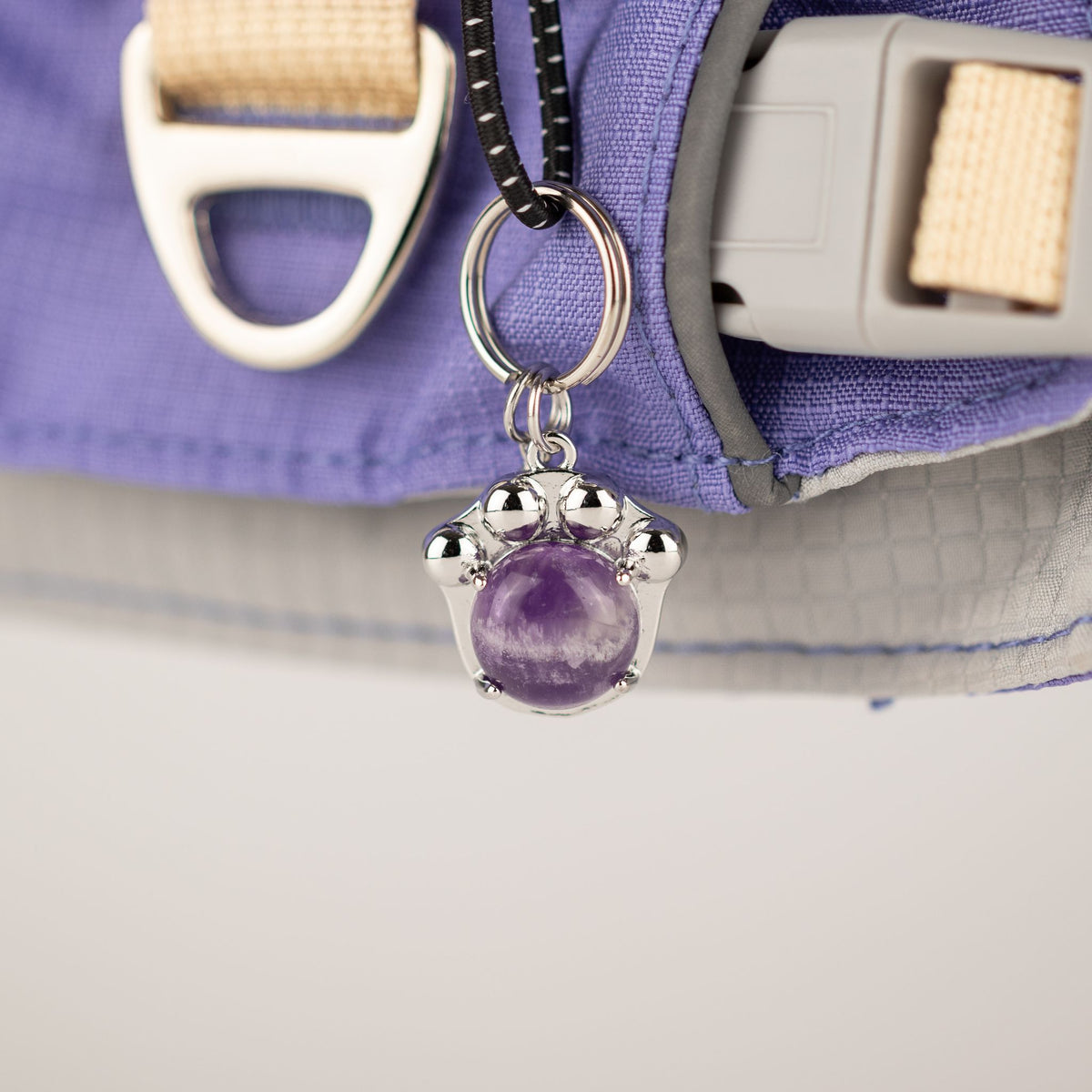 Gemstone Step-in Harness | Lavender · Amethyst · Size S
