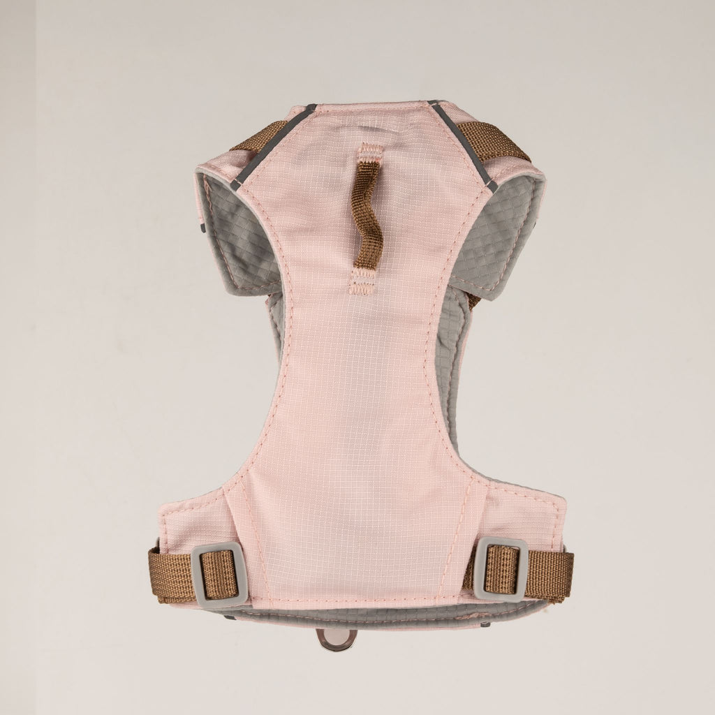 Gemstone Step-in Harness | Soft Pink · Rose Quartz · Size XS