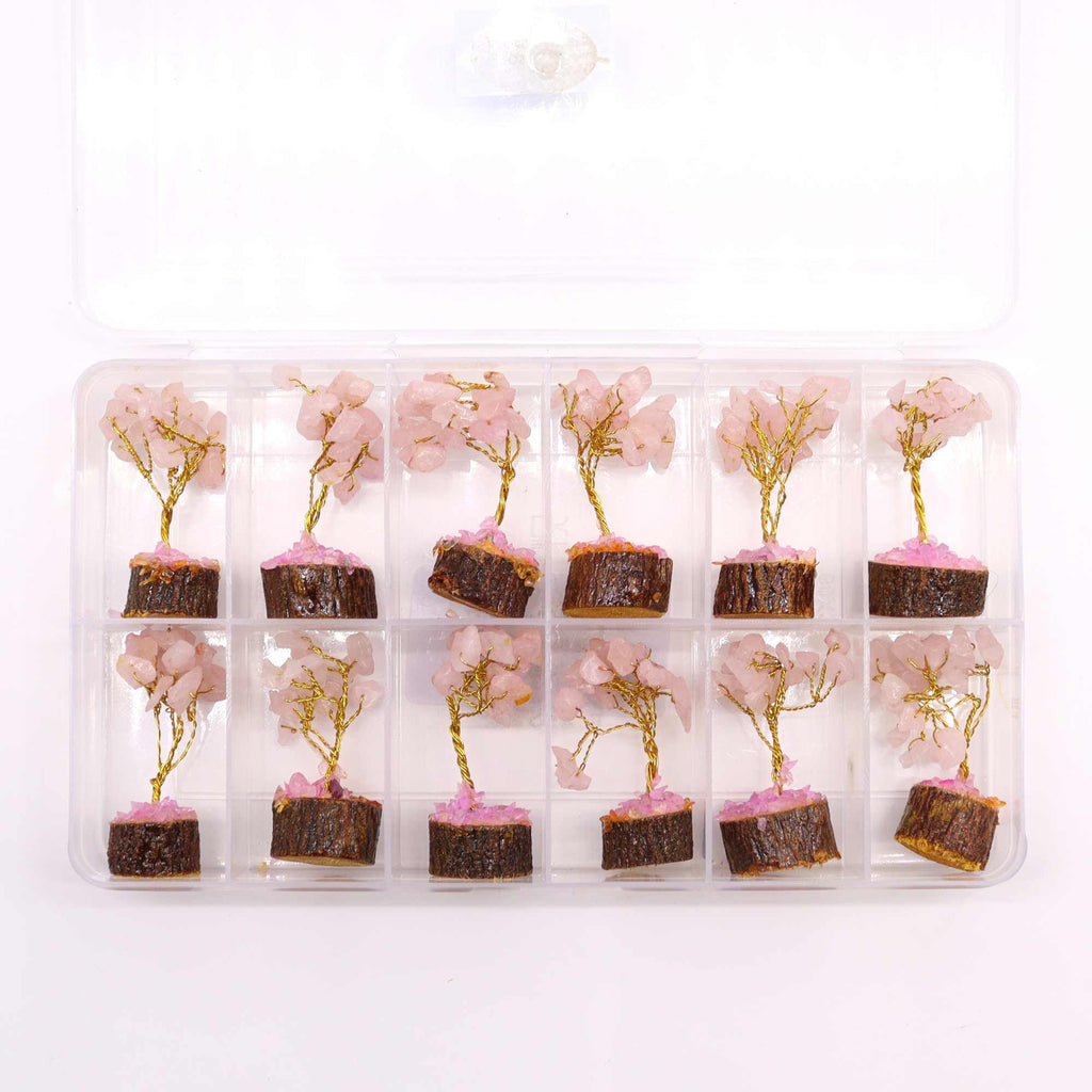 Mini Gemstone Tree – Rose Quartz – packaging