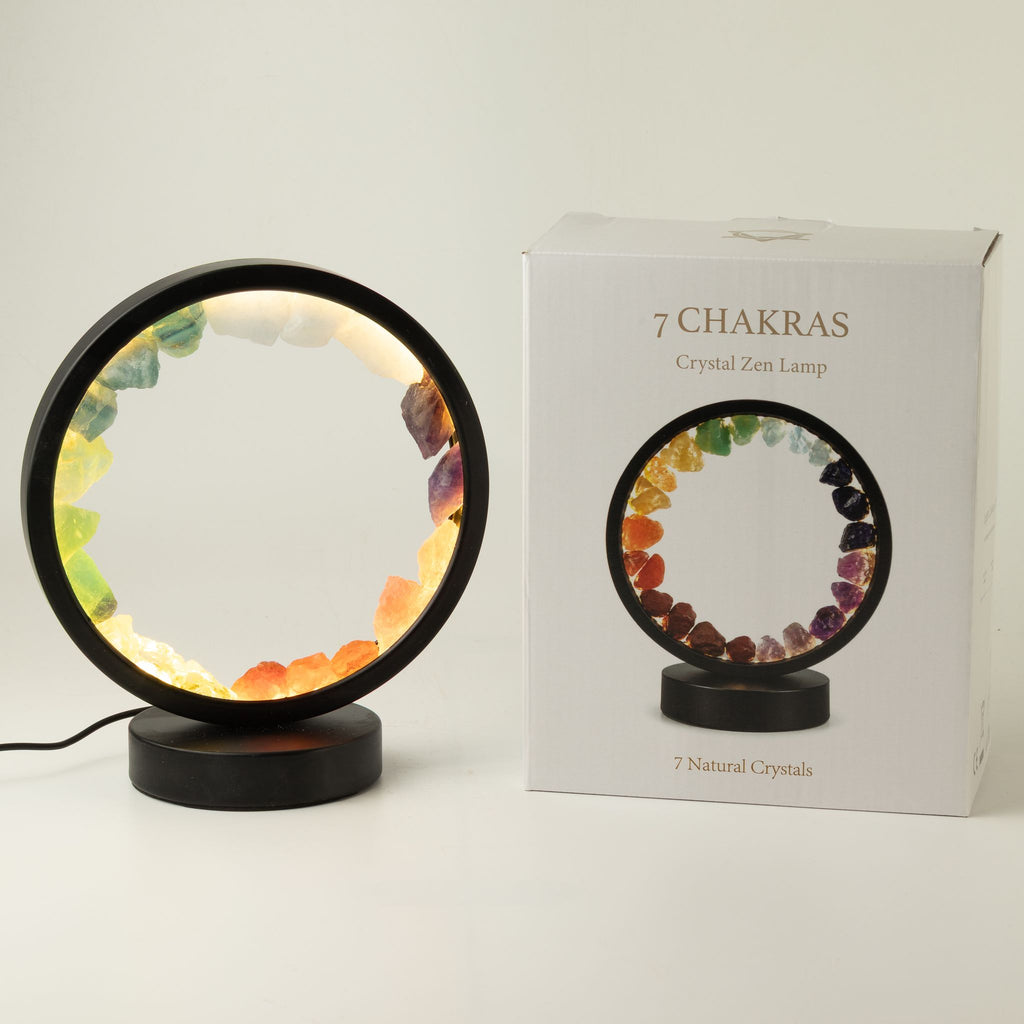 Gemstone Halo Lamp – Seven Stones – close-up