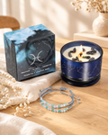 Written in the Stars – Pisces · Zodiac Candle & Gemstone Bracelet by Chapter 9 Copenhagen