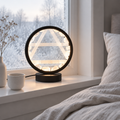 Gemstone Halo Lamp – Air · Clear Quartz & Selenite by Chapter 9 Copenhagen
