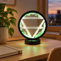 Gemstone Halo Lamp – Earth · Aventurine & Selenite by Chapter 9 Copenhagen